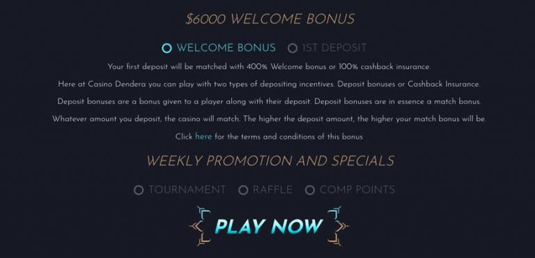 dendera casino play