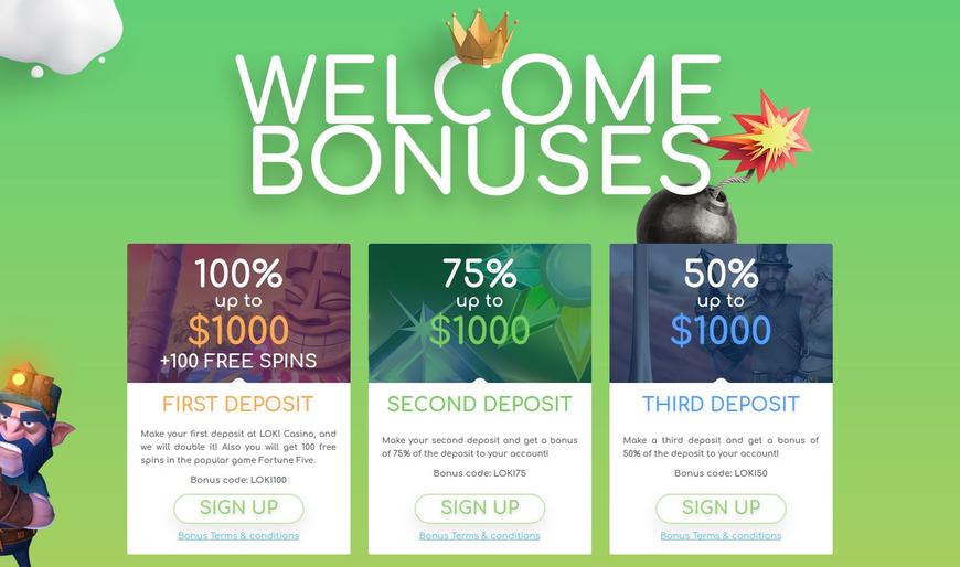 LOKI Casino Review ᐈ 10% Cashback Offer