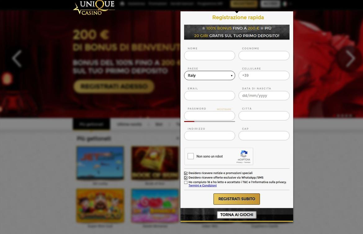 20 preguntas respondidas sobre Unique Casino Espana