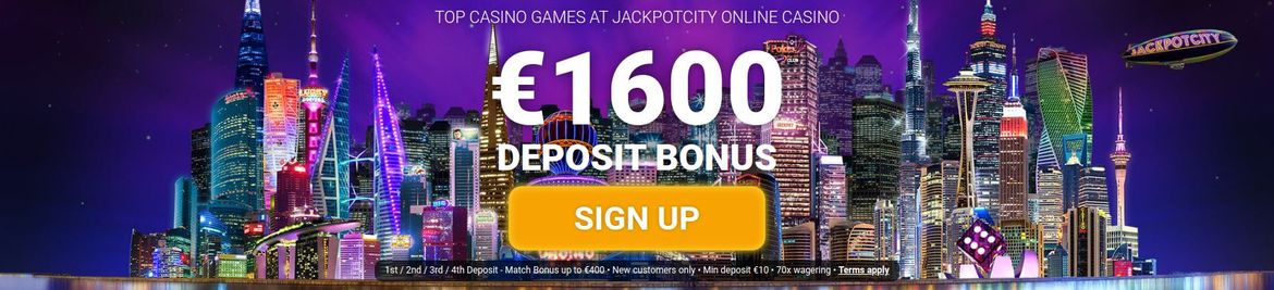 Jackpot City Casino Stortingsbonus