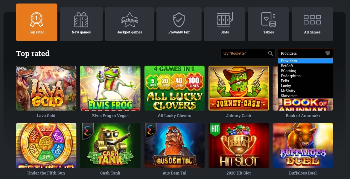 Bspin Casino Games
