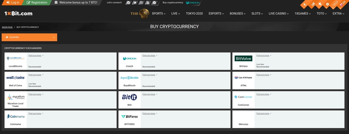 available cryptocurrencies