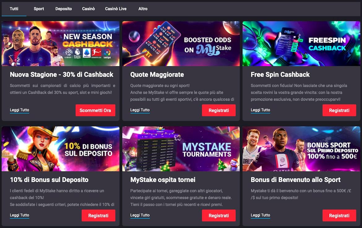 MyStake Casino promo